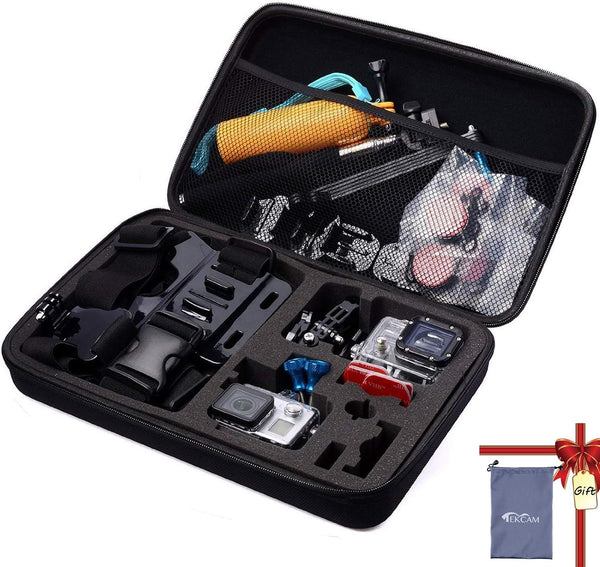 Large Carrying Case for Action Camera, Compatible with GoPro Hero 13 12 11 10 9 8 7 6 and Others
