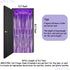 Purple Tinsel Curtain Party Backdrop, GREATRIL Foil Fringe Curtain for Hunters Mermaid Themed Decorations, Pack of 2.