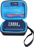 LTGEM Hard Carrying Case for JBL GO2 / GO Waterproof Ultra-Portable Bluetooth Speaker, Black+Blue