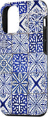 iPhone 12/12 Pro Blue and White Portuguese Tile Pattern Mediterranean Art Case