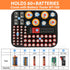 Waterproof Battery Organizer Storage Case with Tester BT-168, Holds 60+ AA AAA C D 9V Batteries (Batteries Not Included)