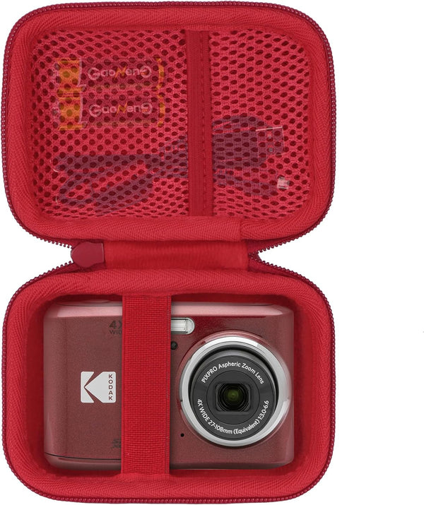 Storage Case for KODAK PIXPRO FZ45 FZ55 16MP Digital Camera (Red)