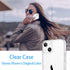 JJGoo Compatible with iPhone 14 Case, Clear Soft Shockproof Protective Slim Thin Bumper Cover Transparent