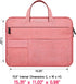 RAINYEAR 15.6" Laptop Sleeve Case, Briefcase with Hidden Handle for Chromebook, Pink