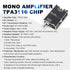 ZK-1001B Mono Bluetooth Amplifier Board with TPA316D2 Chip, Wide Voltage Input 12-24V, Peak Output Power 100W, Black