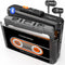 Gracioso Bluetooth Cassette Tape Player with 1100mAH Rechargeable Battery, Compact Vintage Cassette Player