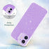 JJGoo iPhone 12/12 Pro Case, Crystal Glitter Designed, Sparkle Bling Shockproof Thin Slim Case, Clear Glitter