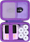 Aenllosi Kids Camera Case for Anchioo/ESO XOFFORE Instant Print Camera Toys, Purple, Case Only, Photo Paper & Color Pen