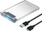 SABRENT 2.5 Inch SATA to USB 3.0 Tool Free Clear External Hard Drive Enclosure, Optimized for SSD