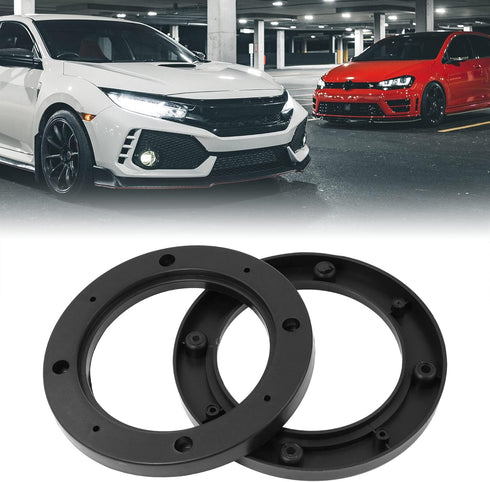 Unifizz 2Pcs Car Speaker Spacer Ring, Acrylic Transparent Mounting Spacer Plate, 146mm ID for 4 Inch Speakers