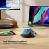 Nulea Wireless Ergonomic Trackball Mouse, Rechargeable Bluetooth Rollerball Mouse, 5 Adjustable DPI, Compatible with