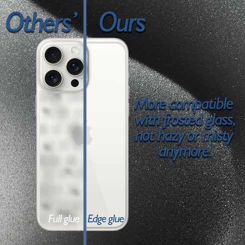 iPhone 15 Pro Max Back Glass Protector (3-Pack) - Crystal Clear Tempered Glass for 6.7" iPhone 15 Pro Max.