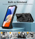 FNTCASE Samsung Galaxy A14-5G Case (Black) - Protective Shockproof Rugged Military Grade Drop Protection with Kickstand