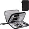 Arae Electronic Organizer, Travel Cable Storage Pouch, Double Layers Waterproof Case for Cables, Chargers, Earphones