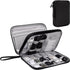 Arae Electronic Organizer, Travel Cable Storage Pouch, Double Layers Waterproof Case for Cables, Chargers, Earphones