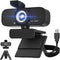 SZGIARUY 1080P Full HD Webcam with Built-in Microphone and Rotatable Tripod, Privacy Cover,