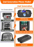 takyu 4-in-1 Clip and Go Strap for Phone with Wallet Crossbody, Adjustable Phone Lanyard with Detachable RFID Wallet
