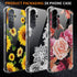 (3-Pack) Samsung Galaxy A14 5G Case, Soft Clear TPU Scratch-Resistant Drop Protection Phone Cover with Flower
