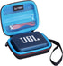 LTGEM Hard Carrying Case for JBL GO2 / GO Waterproof Ultra-Portable Bluetooth Speaker, Black+Blue