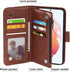 Asuwish Wallet Cover for Samsung Galaxy S21 5G 6.2 inch, Flower Leather Flip with Tempered Glass Screen Protector