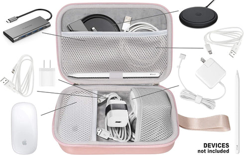 MacBook Accessories All in One Case by CaseSack for MagSafe 2 Power Adapter, MagSafe Charger, Magic Mouse 2/1, MagSafe