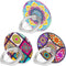 Bonoma Cell Phone Ring Holder Stand, 3 Pack Colorful Mandala 360 Rotation Universal