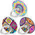 Bonoma Cell Phone Ring Holder Stand, 3 Pack Colorful Mandala 360 Rotation Universal