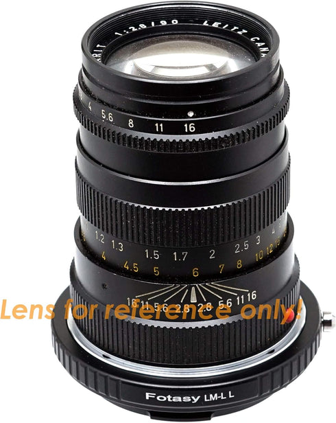 Fotasy Leica M Mount Lens to L Adapter, Copper, Compatible with Panasonic S1 S1H S1R S4 S5 Leica SL SL2 TL2