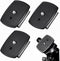 Josojoou 3PCS Universal 43x43mm Tripod Quick Release Plate, Camera Tripod Mount Adapter with