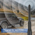BASIKER 4xe 2007-2025 2026, Antenna for Jeep Wrangler Sport Rubicon JL Willys Mojave JK JT Gladiator Short Jeep
