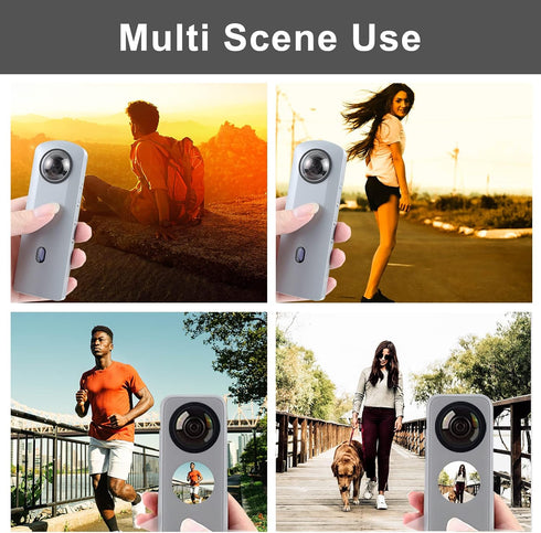 PULUZ Dual Lens Guard for Ricoh Theta SC2/S/V, Protective Cover Case for Ricoh Theta SC2 Camera Accessories