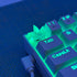 TRENDY WHIMSY Custom Mechanical Keyboard Keycaps Green Leaf Design , PBT Dye-Sub, Cherry MX Compatible, Unique Limited