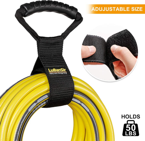 LuBanSir Extension Cord Storage Straps, 28" Heavy-Duty Hook and Loop Straps for Extension Cord