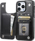 Wallet Case Compatible with iPhone 15 Pro Max (6.7"), Slim Protective Case with Card Holder and Screen Protective