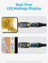 USB C to USB C Cable (100W 5A) - 6.6ft Type C Charger with LED Display, Fast Charging for iPhone 15, MacBook, Galaxy