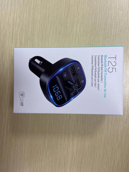 LENCENT FM Transmitter, 2022 Upgraded Bluetooth Wireless Radio Adapter Car Kit with Dual USB Charging