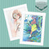 Golden State Art Pack of 100, 5 1/4 X 7 1/8 inches Crystal Storage Bags, Acid-Free Clear Sleeves for 5x7 Photo Framing