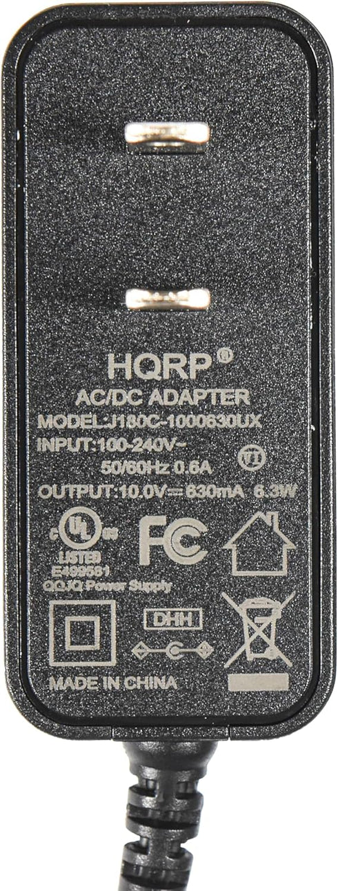 HQRP Charger Compatible with Bissell Pet Stain Eraser Plus, AC Adapter Power Supply Cord