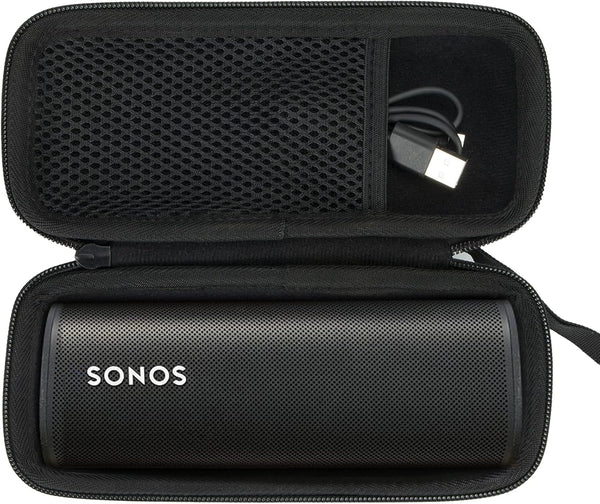 khanka Hard Travel Case for Sonos Roam 2, Replacement for Portable Smart Bluetooth Speaker, Inside Black