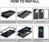 Asuwish Phone Case for LG Aristo 4/Astro 4+ Plus with Screen Protector, Hybrid Shockproof Protective Cover