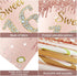 Sweet 16th Birthday Banner Backdrop Decorations for Girls, Rose Gold 16 Birthday Party Sign Supplies, Pink Poster Decor