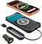 LANSEMKU Wireless Car Charger,15w Fast Car Wireless Chargers Charging pad Non Slip Charger
