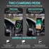 15W Wireless Car Charger - zicBee Qi Fast Charging Auto Clamping Phone Holder for iPhone 15/14/13/12/11 and Samsung