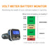 3IN1 Digital Volt Gauge with USB Car Charger, 24W Cigarette Lighter Voltage Display Volt Meter with LED Voltage & Amps