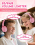 85/94dB Headset MIDOLA Kids Headphone Wired Volume Limited Over-Ear/On-Ear Foldable with Microphone Hearing Protection