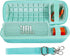 co2CREA Hard Travel Case for JBL Flip 6 FLIP 5 Waterproof Portable Bluetooth Speaker, Teal Case