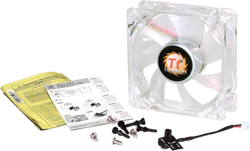 Thermaltake AF0025 Blue-Eye Silent Smart 80mm Blue Led Case Fan with Adjustable Speed Control