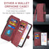 Asuwish Phone Case for LG Velvet 5G, Wallet Cover with Tempered Glass Screen Protector, Leather Flip Card Holder, Red
