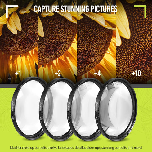 Ultra Deluxe Lens Kit for Canon EOS M50 Mark II, Fujifilm XT-200, Nikon Z5 with Various Lenses