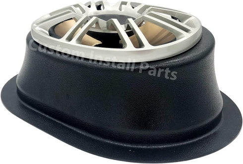 Universal Angled Deep Speaker Enclosures for 6 x 9 Inch Speakers, Surface Mount Pods